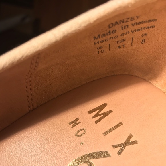 New Mix No. 6 Flats Shoes Womens Size 10 Embroidered Floral Danzey Slip On - Picture 3 of 4